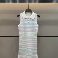 Cheap MIU MIU Dresses Sleeveless For Women #1342002 Replica Wholesale [$68.00 USD] [ITEM#1342002] on Replica MIU MIU Dresses