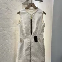 Cheap Louis Vuitton LV Dresses Sleeveless For Women #1342003 Replica Wholesale [$80.00 USD] [ITEM#1342003] on Replica Louis Vuitton LV Dresses