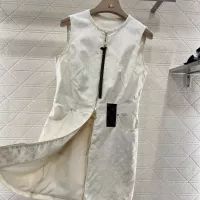 Cheap Louis Vuitton LV Dresses Sleeveless For Women #1342003 Replica Wholesale [$80.00 USD] [ITEM#1342003] on Replica Louis Vuitton LV Dresses