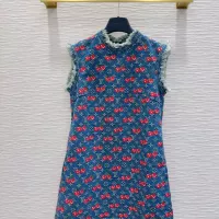 Cheap Louis Vuitton LV Dresses Sleeveless For Women #1342006 Replica Wholesale [$82.00 USD] [ITEM#1342006] on Replica Louis Vuitton LV Dresses