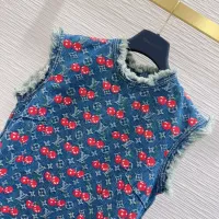 Cheap Louis Vuitton LV Dresses Sleeveless For Women #1342006 Replica Wholesale [$82.00 USD] [ITEM#1342006] on Replica Louis Vuitton LV Dresses