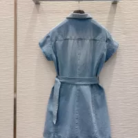 Cheap Christian Dior Dresses Short Sleeved For Women #1342014 Replica Wholesale [$88.00 USD] [ITEM#1342014] on Replica Christian Dior Dresses