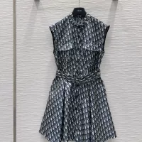 Cheap Christian Dior Dresses Sleeveless For Women #1342019 Replica Wholesale [$98.00 USD] [ITEM#1342019] on Replica Christian Dior Dresses