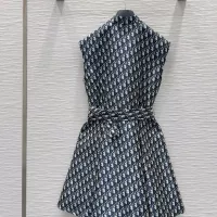 Cheap Christian Dior Dresses Sleeveless For Women #1342019 Replica Wholesale [$98.00 USD] [ITEM#1342019] on Replica Christian Dior Dresses