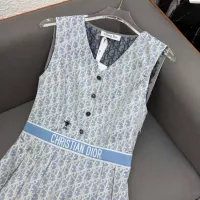 Cheap Christian Dior Dresses Sleeveless For Women #1342023 Replica Wholesale [$102.00 USD] [ITEM#1342023] on Replica Christian Dior Dresses