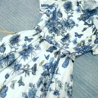 Cheap Christian Dior Dresses Short Sleeved For Women #1342024 Replica Wholesale [$115.00 USD] [ITEM#1342024] on Replica Christian Dior Dresses