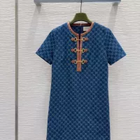 Cheap Gucci Dresses Short Sleeved For Women #1342025 Replica Wholesale [$98.00 USD] [ITEM#1342025] on Replica Gucci Dresses