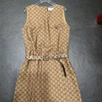 Cheap Gucci Dresses Sleeveless For Women #1342027 Replica Wholesale [$98.00 USD] [ITEM#1342027] on Replica Gucci Dresses
