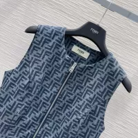 Cheap Fendi Dresses Sleeveless For Women #1342031 Replica Wholesale [$98.00 USD] [ITEM#1342031] on Replica Fendi Dresses