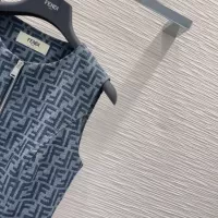 Cheap Fendi Dresses Sleeveless For Women #1342031 Replica Wholesale [$98.00 USD] [ITEM#1342031] on Replica Fendi Dresses