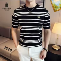 Cheap Prada T-Shirts Short Sleeved For Men #1342085 Replica Wholesale [$42.00 USD] [ITEM#1342085] on Replica Prada T-Shirts