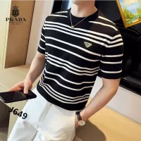Cheap Prada T-Shirts Short Sleeved For Men #1342085 Replica Wholesale [$42.00 USD] [ITEM#1342085] on Replica Prada T-Shirts