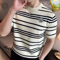 Cheap Chrome Hearts T-Shirts Short Sleeved For Men #1342086 Replica Wholesale [$42.00 USD] [ITEM#1342086] on Replica Chrome Hearts T-Shirts