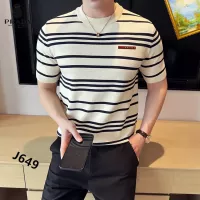 Cheap Prada T-Shirts Short Sleeved For Men #1342090 Replica Wholesale [$42.00 USD] [ITEM#1342090] on Replica Prada T-Shirts