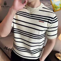 Cheap Prada T-Shirts Short Sleeved For Men #1342090 Replica Wholesale [$42.00 USD] [ITEM#1342090] on Replica Prada T-Shirts