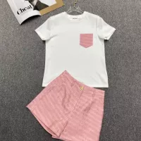 Cheap MIU MIU Tracksuits Short Sleeved For Women #1342130 Replica Wholesale [$115.00 USD] [ITEM#1342130] on Replica MIU MIU Tracksuits