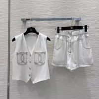 Cheap Chanel Tracksuits Sleeveless For Women #1342248 Replica Wholesale [$195.00 USD] [ITEM#1342248] on Replica Chanel Tracksuits