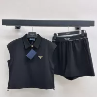 Cheap Prada Tracksuits Sleeveless For Women #1342252 Replica Wholesale [$125.00 USD] [ITEM#1342252] on Replica Prada Tracksuits