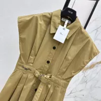 Cheap Christian Dior Dresses Sleeveless For Women #1342257 Replica Wholesale [$118.00 USD] [ITEM#1342257] on Replica Christian Dior Dresses