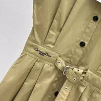 Cheap Christian Dior Dresses Sleeveless For Women #1342257 Replica Wholesale [$118.00 USD] [ITEM#1342257] on Replica Christian Dior Dresses