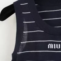 Cheap MIU MIU Dresses Sleeveless For Women #1342273 Replica Wholesale [$98.00 USD] [ITEM#1342273] on Replica MIU MIU Dresses