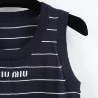 Cheap MIU MIU Dresses Sleeveless For Women #1342273 Replica Wholesale [$98.00 USD] [ITEM#1342273] on Replica MIU MIU Dresses