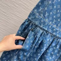 Cheap Louis Vuitton LV Dresses Sleeveless For Women #1342279 Replica Wholesale [$125.00 USD] [ITEM#1342279] on Replica Louis Vuitton LV Dresses