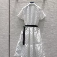 Cheap Louis Vuitton LV Dresses Short Sleeved For Women #1342287 Replica Wholesale [$150.00 USD] [ITEM#1342287] on Replica Louis Vuitton LV Dresses