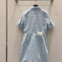 Cheap Fendi Dresses Short Sleeved For Women #1342293 Replica Wholesale [$132.00 USD] [ITEM#1342293] on Replica Fendi Dresses