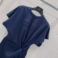 Cheap Celine Dresses Short Sleeved For Women #1342352 Replica Wholesale [$118.00 USD] [ITEM#1342352] on Replica Celine Dresses