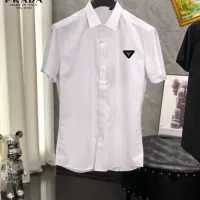Cheap Prada Shirts Short Sleeved For Unisex #1342356 Replica Wholesale [$38.00 USD] [ITEM#1342356] on Replica Prada Shirts