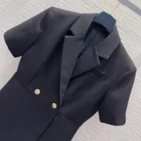 Cheap Louis Vuitton LV Dresses Short Sleeved For Women #1342357 Replica Wholesale [$132.00 USD] [ITEM#1342357] on Replica Louis Vuitton LV Dresses