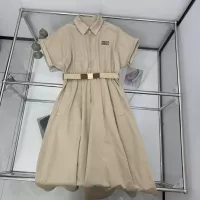 Cheap MIU MIU Dresses Short Sleeved For Women #1342361 Replica Wholesale [$130.00 USD] [ITEM#1342361] on Replica MIU MIU Dresses