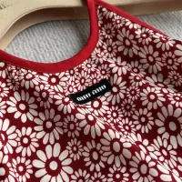Cheap MIU MIU Dresses Sleeveless For Women #1342406 Replica Wholesale [$105.00 USD] [ITEM#1342406] on Replica MIU MIU Dresses