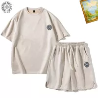 Cheap Chrome Hearts Tracksuits Short Sleeved For Men #1342454 Replica Wholesale [$48.00 USD] [ITEM#1342454] on Replica Chrome Hearts Tracksuits