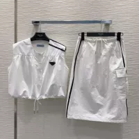 Cheap Prada Tracksuits Sleeveless For Women #1342472 Replica Wholesale [$160.00 USD] [ITEM#1342472] on Replica Prada Tracksuits