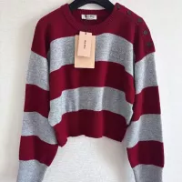 Cheap MIU MIU Sweaters Long Sleeved For Women #1342475 Replica Wholesale [$115.00 USD] [ITEM#1342475] on Replica MIU MIU Sweater