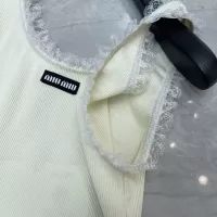 Cheap MIU MIU T-Shirts Sleeveless For Women #1342487 Replica Wholesale [$56.00 USD] [ITEM#1342487] on Replica MIU MIU T-Shirts
