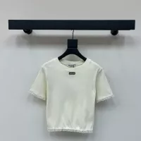 Cheap MIU MIU T-Shirts Short Sleeved For Women #1342488 Replica Wholesale [$60.00 USD] [ITEM#1342488] on Replica MIU MIU T-Shirts