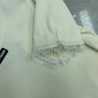 Cheap MIU MIU T-Shirts Short Sleeved For Women #1342488 Replica Wholesale [$60.00 USD] [ITEM#1342488] on Replica MIU MIU T-Shirts