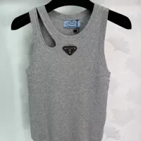Cheap Prada T-Shirts Sleeveless For Women #1342491 Replica Wholesale [$80.00 USD] [ITEM#1342491] on Replica Prada T-Shirts