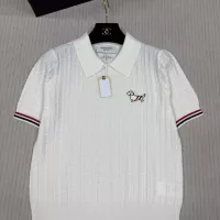 Cheap Thom Browne TB T-Shirts Short Sleeved For Women #1342493 Replica Wholesale [$80.00 USD] [ITEM#1342493] on Replica Thom Browne TB T-Shirts