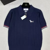 Cheap Thom Browne TB T-Shirts Short Sleeved For Women #1342494 Replica Wholesale [$80.00 USD] [ITEM#1342494] on Replica Thom Browne TB T-Shirts