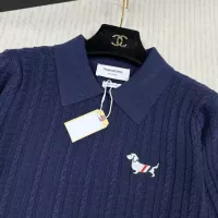 Cheap Thom Browne TB T-Shirts Short Sleeved For Women #1342494 Replica Wholesale [$80.00 USD] [ITEM#1342494] on Replica Thom Browne TB T-Shirts