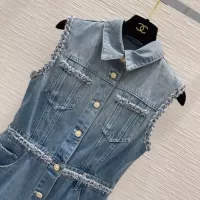 Cheap Chanel Dresses Sleeveless For Women #1342495 Replica Wholesale [$150.00 USD] [ITEM#1342495] on Replica Chanel Dresses
