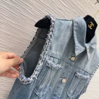 Cheap Chanel Dresses Sleeveless For Women #1342495 Replica Wholesale [$150.00 USD] [ITEM#1342495] on Replica Chanel Dresses
