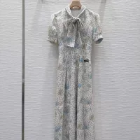 Cheap MIU MIU Dresses Short Sleeved For Women #1342501 Replica Wholesale [$125.00 USD] [ITEM#1342501] on Replica MIU MIU Dresses