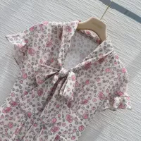 Cheap MIU MIU Dresses Short Sleeved For Women #1342502 Replica Wholesale [$125.00 USD] [ITEM#1342502] on Replica MIU MIU Dresses