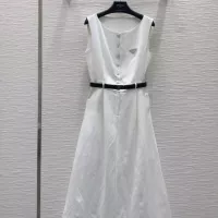 Cheap Prada Dresses Sleeveless For Women #1342504 Replica Wholesale [$140.00 USD] [ITEM#1342504] on Replica Prada Dresses