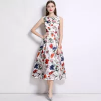 Cheap Christian Dior Dresses Sleeveless For Women #1342515 Replica Wholesale [$80.00 USD] [ITEM#1342515] on Replica Christian Dior Dresses